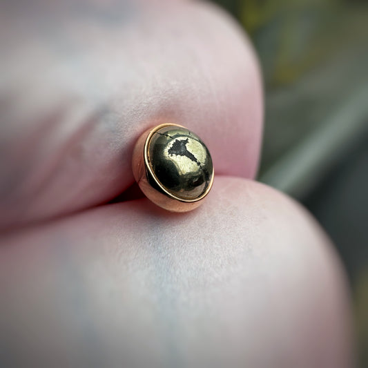 Pyrite Rose Gold Cup