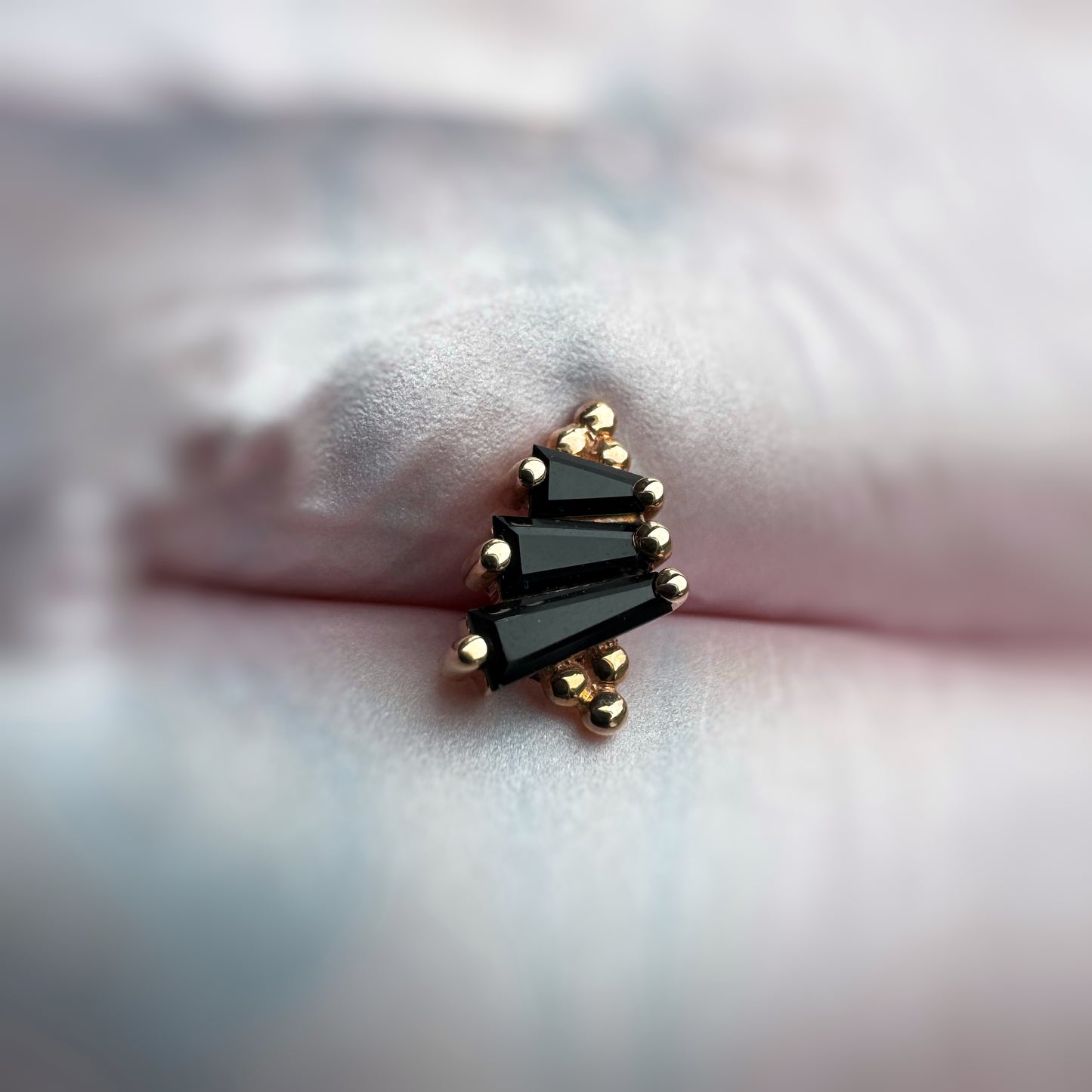 Onyx Devotion in Rose Gold