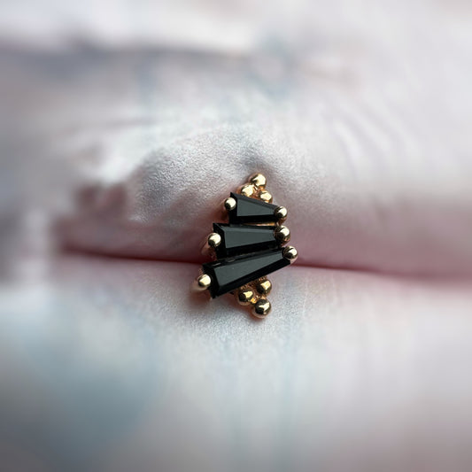 Onyx Devotion in Rose Gold