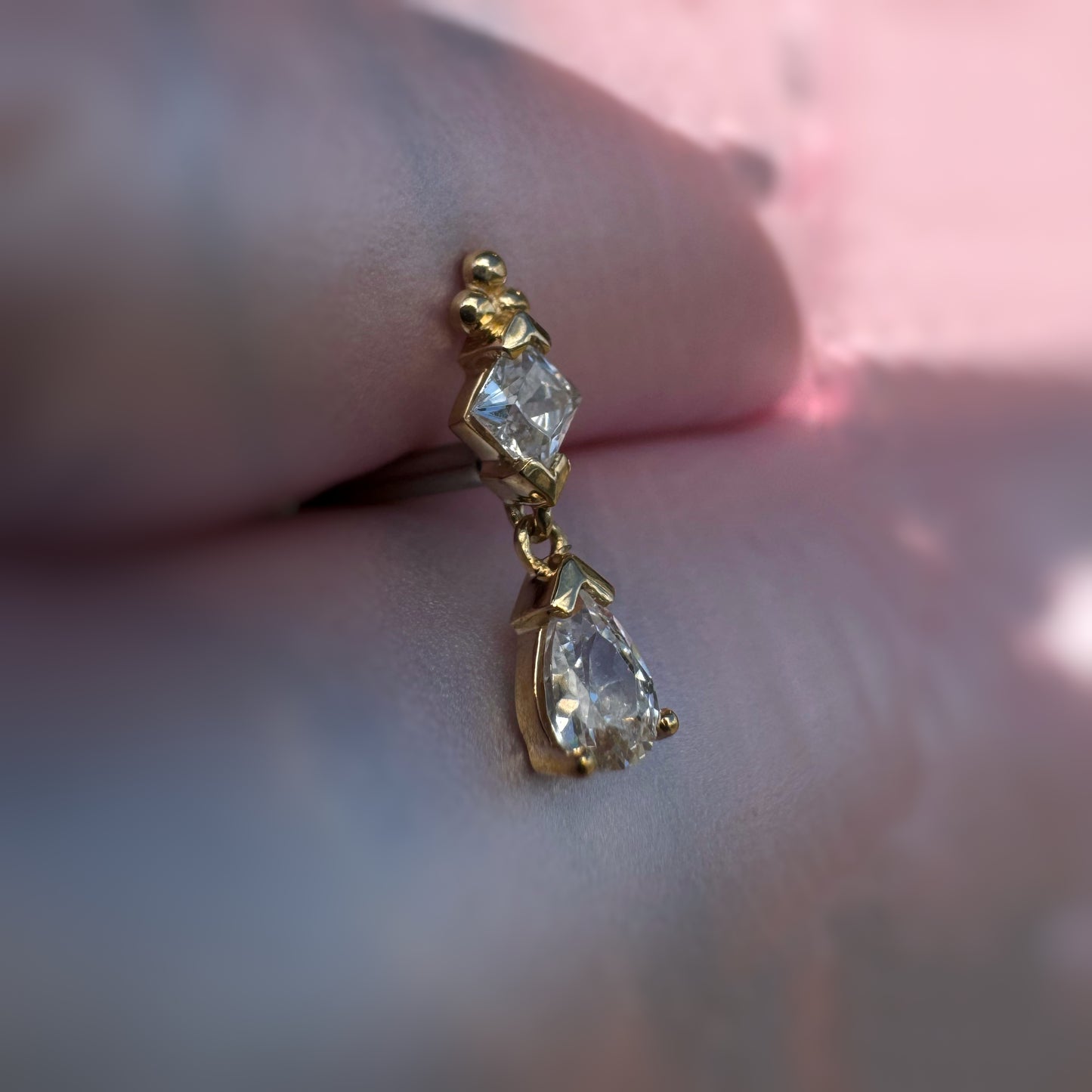 Droptop dangle cz