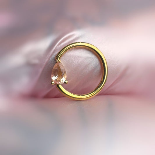 BVLA Oregon sunstone seam ring